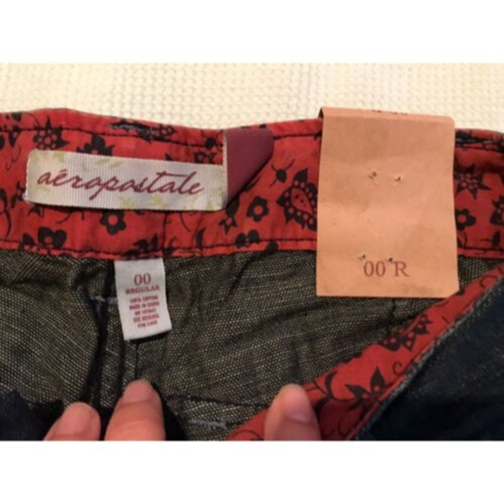 aeropostale  Avery wide leg jeans with belt size women 00 - NWT - Picture 5 of 7